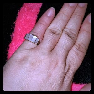 George Kee Pink Shell Inlay W/ Sterling Silver